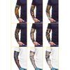 Geyoga 18 Pcs Tattoo Sleeves for Men Arm Sleeves Temporary Tattoo Sleeves Set Arts Fake Tattoo for Women to Cover Arms (Vivid Pattern,Medium)