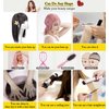 Wigs For Black Women, Bob Synthetic Wig, Light And Breathable, No Knot, Anti-Falling. Suitable For Work, Live, Party, Cosplay(200% Density),Gift: Wig Stand, Wig Brush, Wig Cap (15", Pink)