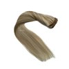 Clip in Hair Extensions,Ash Blonde Balayage Blonde Hair Extensions Real Human Hair Clip ins,18 Inch 7 Pieces 70G Double Weft Hair Extensions Human Hair Clip ins Extensions
