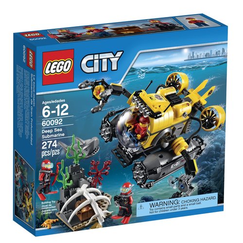 LEGO City Deep Sea Explorers 60092 Submarine Building Kit