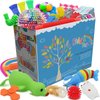 Redlored Fidget Toys Pack, 34 Pcs Stress Relief Sensory Toys for Boys Girls Kids Adults ADHD OCD Anxiety Autism, Treasure Box Toys for Classroom Rewards Prizes Birthday Party Favors Carnival Prizes