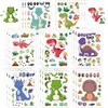 24 Pieces Make Your Own Dinosaur Stickers Make A Face Stickers for Kids Toddlers with Dinosaur System DIY Craft Stickers Kids Party Favor Supplies Crafts