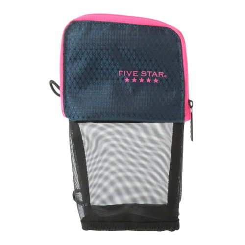 Five Star Stand 'N Store Pencil Pouch, Fits 3-Ring Binder, Pencil Case, Assorted Colors, Color Will Vary, 1 Count (50516)