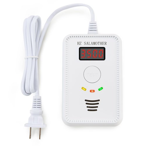 Natural Gas Leak Detector, Gas Detectors for Home Natural Gas with Digital LCD Display Gas Detector for Home Natural Gas,Combustible Gas Detector for LNG, LPG, Propane, Methane.