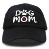 DALIX Dog Mom Baseball Cap Women's Hats Dad Hat in Black