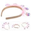 EXCEART Lollipop Headband Lollipop Hair Hoop Rainbow Head Bopper Lollipop Hairbands Lollipop Hair Bands Cute Headbands Toddler Hair Band Costumes Candy Plastic Hair Hoop Miss Pompom Sweet