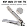 Nail Clippers, Cuticle Clipper, Medical Grade Stainless Steel, Sharp and Durable Nail Cutter for Men and Women (M-1110plus)