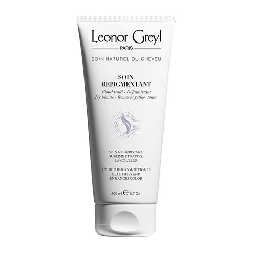 Leonor Greyl Paris - Soin Repigmentant Icy Blonde - Color-Enhancing Hydrating Conditioner - Revives Blonde to Very Light Blonde - (6.7 Oz)