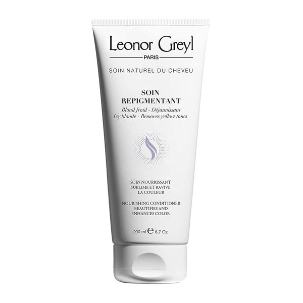 Leonor Greyl Paris - Soin Repigmentant Icy Blonde - Color-Enhancing Hydrating Conditioner - Revives Blonde to Very Light Blonde - (6.7 Oz)