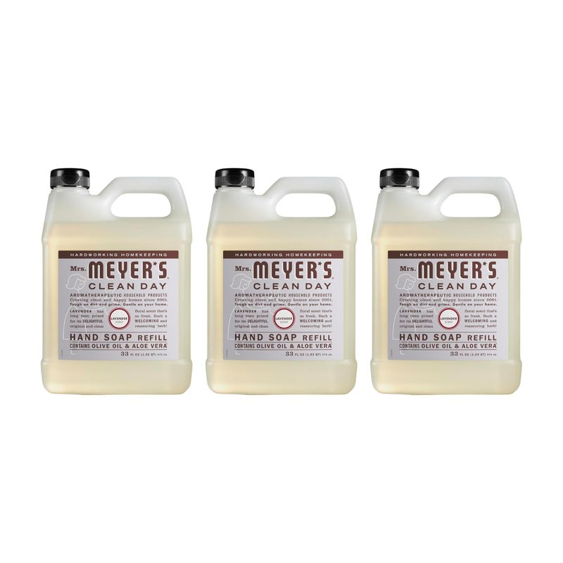 Mrs. Meyers Liquid Hand Soap Refill MDPQKq, 33 Oz, 3Pack (Lavender)