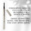 brow pencil by nadia isabel (dark brown) - pencil for brows, eyebrow pencil color, professioanl brow pencil, professional eyebrow pencil, brow styler definer, ultra-fine mechanical pencil
