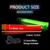 Naivees 24 Pack Glow Sticks Bulk Party Supplies