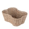 OtterPets Toy Bin for Pets, Bone Shape Basket, Seagrass Storage, Handmade, Dog Toy Bin Organizer