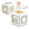UPJAYEEK Montessori Busy Cube for Toddlers 1-3, Travel Sensory Toys for Babies, Educational Puzzle Activity Cube, Early Learning and Development Fine Motor Skills Baby Gifts