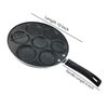 SRIYUG Non-Stick Mini Crepe Maker, Marble Material, 7-Mold Pancake Griddle, Easy to Use, Healthy Cooking