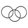 Kujunpao 3.5" O.D Water Filter O-Ring Replaces Reverse Osmosis Water Filter Housings Set of 3