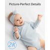 eufy Baby Wi-Fi Baby Monitor 2K with Noise Detection, Night Vision, Room Temperature Detection, Camera, Easy Setup, User-Friendly App, Requires 2.4GHz Wi-Fi