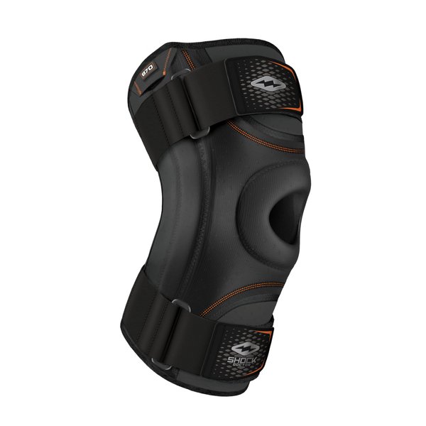 Shock Doctor 870 Knee Brace, Knee Support for Stability, Minor Patella Instability, Meniscus Injuries, Minor Ligament Sprains for Men & Women, Sold as Single Unit (1)