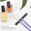 FINGERINSPIRE 5Pcs 5 Colors Acrylic Nail Art Brush Holder Stand 5 Grids Makeup Brush Organizer Holder with Container Nail Art Pen Brush Holder for Drawing Pens, Manicure Nail Carving Pencils