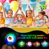 30 PACK LED Spinner Bracelets Light Up Party Favors For Kids 4-8-12, Glow Bracelet Glow in The Dark Party Supplies Light Up Toys, Classroom Kids Prizes Goodie Bag Stuffers, Easter Egg Fillers Gift