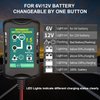 12V/6V Battery Trickle Charger Maintainer Replacement for Motorcycle, 1.5A Automatic Smart Float Battery Charger for Automotive Lawn Mower Boat Marine Tractor Snowmobile