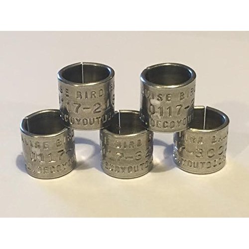 Decoy Outdoors 10 (Ten Bands) - (5) Duck Leg Bands and (5) Goose Leg Bands, Add to Your Duck Call Lanyard or Mount