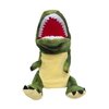 Cute Dinosaur Hand Puppet Funny Plush Stuffed Animal Toy Adults Toddler Huggable Dinosaur Plushies Pretend Play Doll Storytelling Interactive Puppet Toys Xmas Birthday Party Supplies Gift for Kids