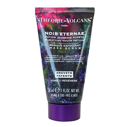 LA THEORIE DES VOLCANS Paris - Noir Eternae Youth Potion Face Mask Scrub - 1 oz - Volcanic Rock & Amethyst Extract