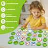 SmarLearnio First Words Memory Game,72PCS Match Game Baby Toddler Flash Card Games for Kids Learn to Read Spelling Reading Speech Therapy Toys Educational Preschool Kindergarten Learning Activities