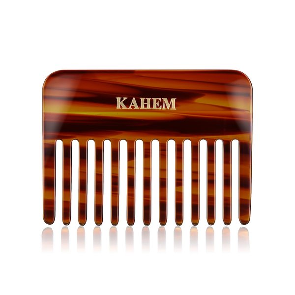 KAHEM Handmade Wide Tooth Comb for curly hair.Small Wide Tooth Comb for Long and short Hair Detangler Comb For Wet and Dry. Professional hair cutting combs-3.74Inch