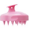 FREATECH Hair Scalp Massager Shampoo Brush with Soft Silicone Bristles for Scalp Care and Hair Growth, Shower Head Scalp Scrubber Exfoliator for Dandruff, Wet & Dry for Men, Women and Kids, Pink