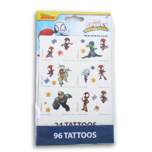 Spidey and Friends Temporary Tattoos - 96 Count