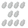 MALIDA 10pcs Straight 5/16" OD Tube x 1/4" Male Thread Adapter Tube Push to Connect Fittings for Reverse Osmosis RO water filter System Faucet Adapter.