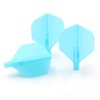CUESOUL TERO AK4 Transparent Dart Flights Diamond Shape,Set of 3 pcs(CS-AK4+7ZS)