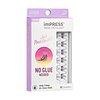 KISS imPRESS False Eyelashes, Lash Clusters, Falsies, Edgy Wispy', 14mm-16mm, Includes 12 pieces of pre-bonded lashes, Contact Lens Friendly, Easy to Apply, Reusable Strip Lashes