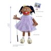 Rodayna 25", Black Girl, Full Body, Ventriloquist Style Puppet,Hand Puppet