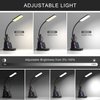 Vicsoon Desk Lamp with Wireless Charger, LED Desk Lamps for Home Office, 800 Lumens, Small Desk Lamp with Pen Holder, Flexible Arm, 3 Modes, Dimming, Touch Lamp for College Dorm Room