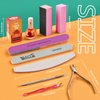 TsMADDTs Nail Buffers and Files, Manicure Tools Kit Nail File Kit with 3PCS Nail Files, 2PCS Nail Buffer Blocks, 2PCS Polishing Nail Buffers,Cuticle Nippers, Cuticle Pusher and Cuticle Oil