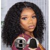 BAFUWIG U Part Human Hair Wig Curly U Part Wig Brazilian Virgin Human Hair Wig for Black Women 180% Density Full Head Clip in U Part Wig Glueless No Leave Out Lace Front Wigs Natural Color (14 Inch)