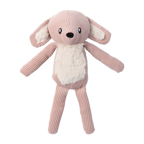 Fuzzyard Life Corduroy Dog Toy for All Breed Sizes (Soft Blush Bunny)