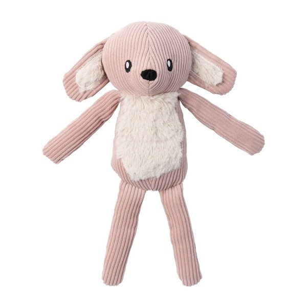 Fuzzyard Life Corduroy Dog Toy for All Breed Sizes (Soft Blush Bunny)