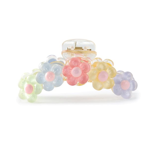 AACKS Girls Flower Hair Claw Teen Girls Women Flower Hair Accessories Nonslip Hair Claw Clips Hair Styling Accessories