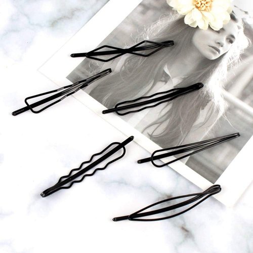 12Pcs Hair Clips Pins Black hair Clip for Women Girls DIY all hair types and all types Bobby Pins,Hair Accessories