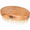 Kent MC4 Finest Men's Grooming Brush - Natural Boar Bristle Facial Brush for Beard, Hair, and Scalp Care with Exfoliating Royalty Beard Straightener