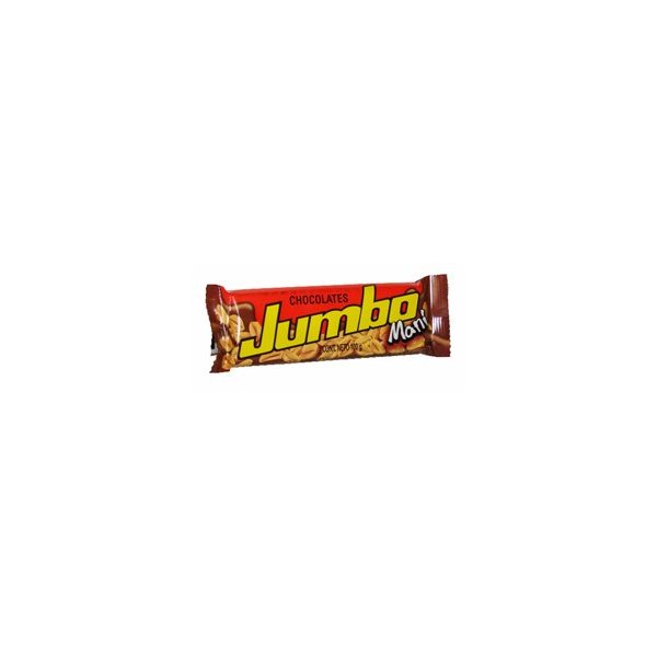 Jumbo Milk Chocolate with Peanuts Chocolate Con Leche Con Mani NET Wt 100g