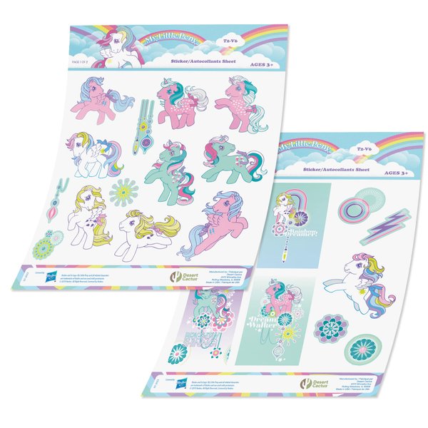 My Little Pony Stickers - 22 Stickers Vinyl Decal Laptop Water Bottle Car Scrapbook Decorations Birthday Favor Party Supplies (2-6)