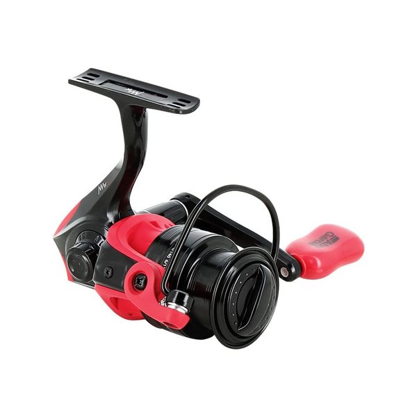 Abu Garcia Max Pro Spinning Reel, Size 20 (1523230), Right/Left Handle Position, Graphite Body, Corrosion-Resistant, Machined Aluminum Spool, Felt Front Drag, Grey