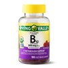 Spring Valley Adult Gummy Vitamin B12, 500mcg with Methylcobalamin, 100 Vegetarian Gummies, Natural Raspberry Flavor