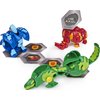Bakugan Starter Pack 3-Pack, Pyrus Trunkaious, Collectible Action Figures, for Ages 6 and up