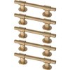 Franklin Brass Adjusta-Pull Bar (5-Pack) Adjustable Cabinet Handles 1-3/8" to 4" Adjustable Hole Distance Champagne Bronze Cabinet Pulls Cabinet Hardware Dresser Handles Gold Drawer Pulls P44364-CZ-B